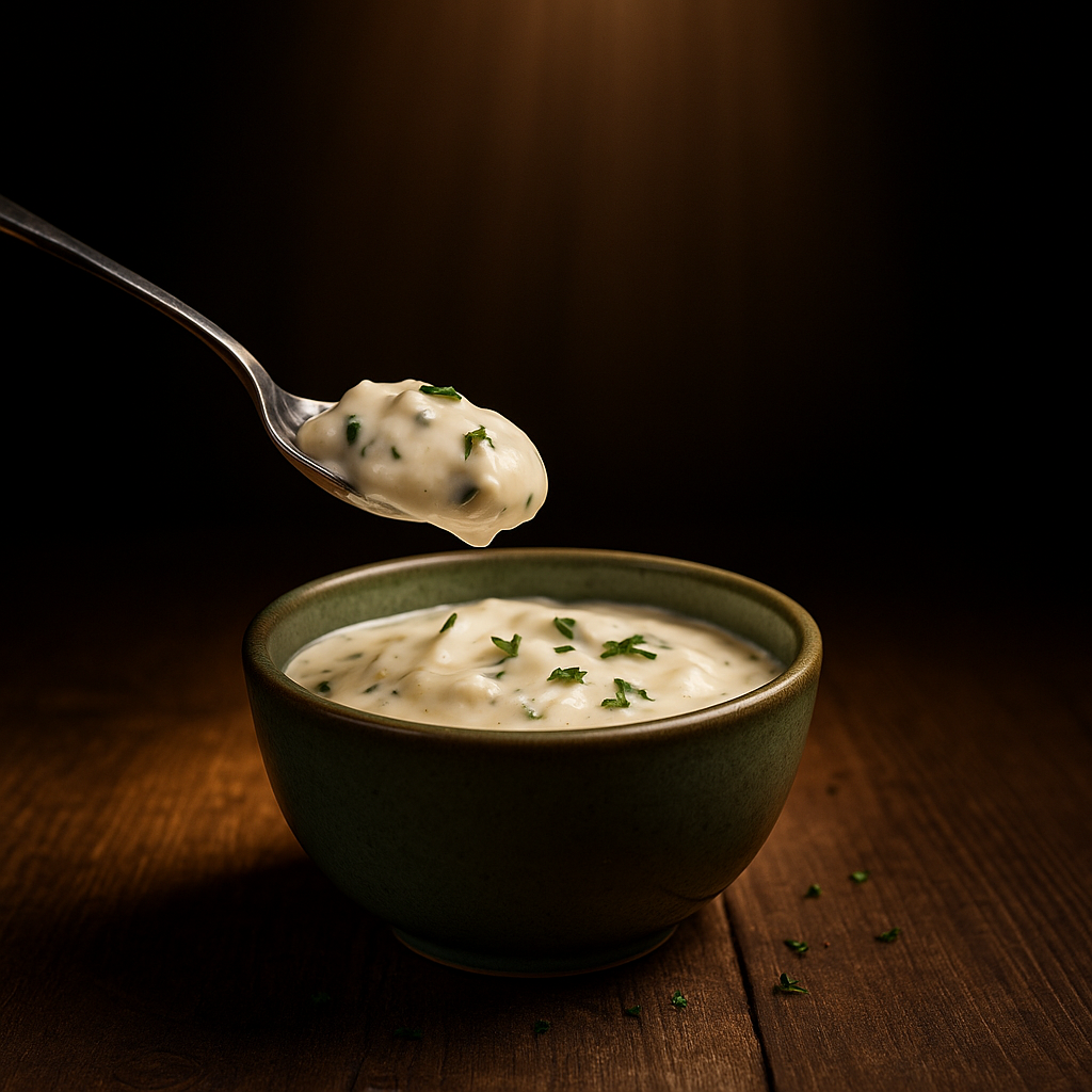 Menú Pollo Frito Málaga - Salsa de Ajo