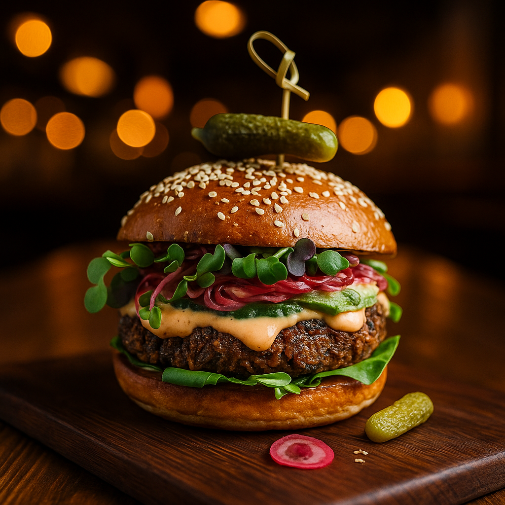 Menú Pollo Frito Málaga - Hamburguesa Veggie