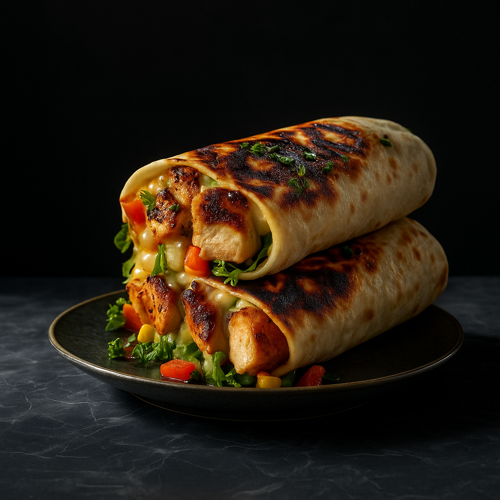 Wrap de Pollo Crujiente